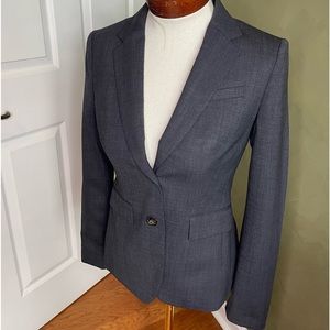 Banana Republic fully lined gray wool blazer size 0